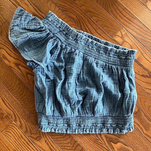 NWT Aerie One Shoulder Pool-to-Party Top - Picture 4 of 4